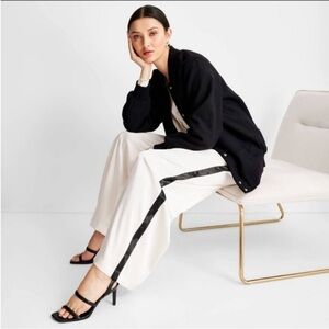 Future Collective x Kahlana Barfield Brown Wide Leg Trousers | 1X